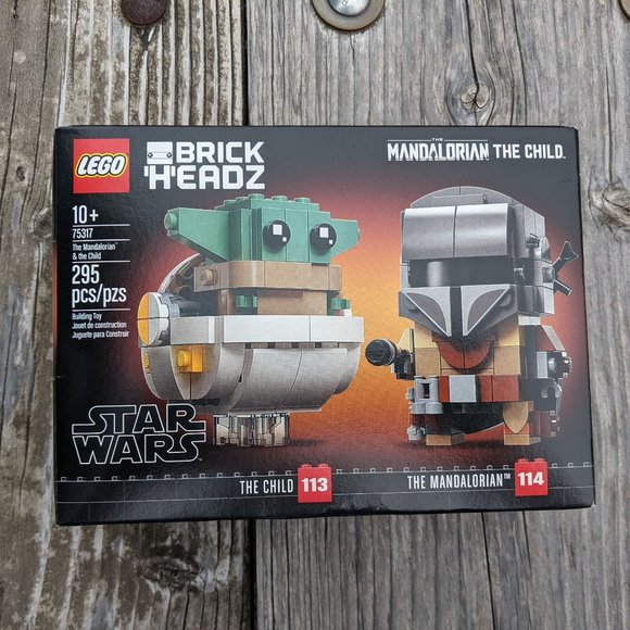 Lego BrickHeadz The Mandalorian and The Child Set NWOT - Picture 1 of 4